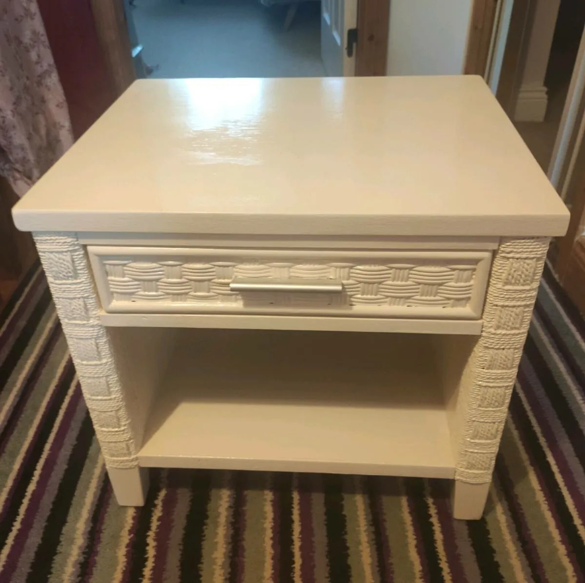 Boho style bedside cabinet - Image 2