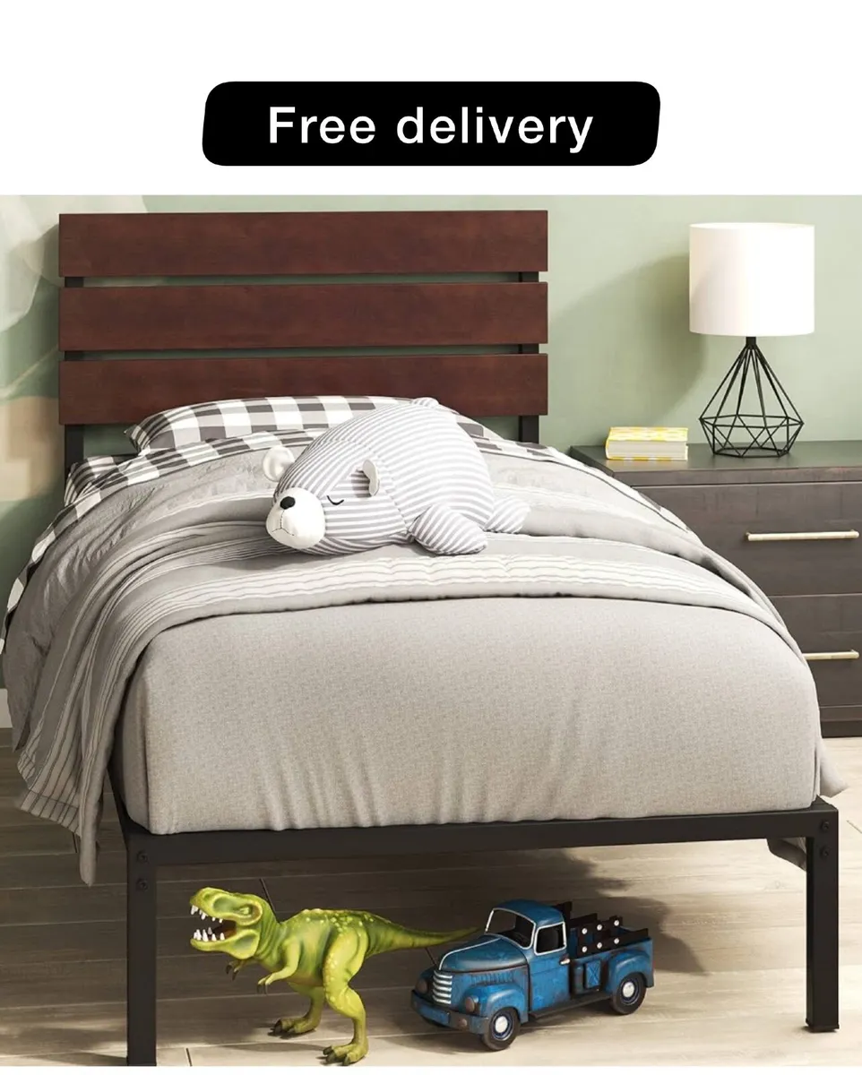 Single Bed frame  Bed 90x190 cm  31 cm Height - Image 1