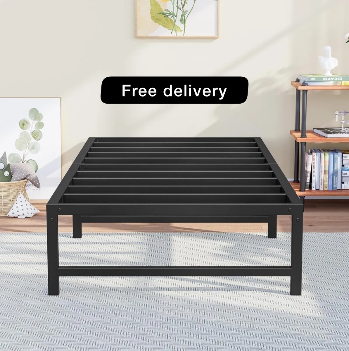 3ft Single Bed Heavy Duty Steel Slats - Image 1