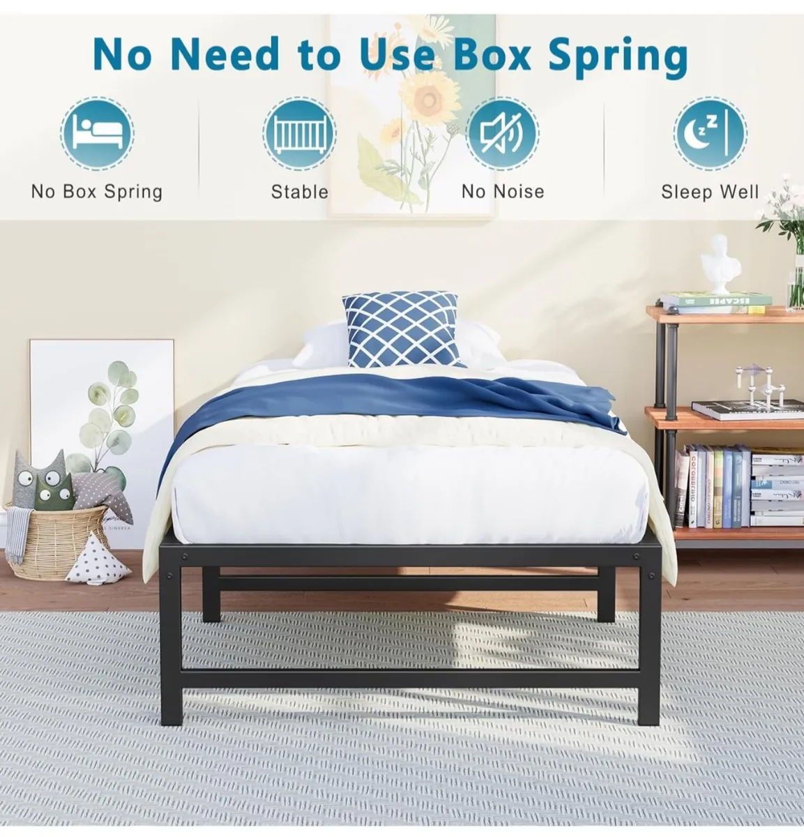 3ft Single Bed Heavy Duty Steel Slats - Image 4