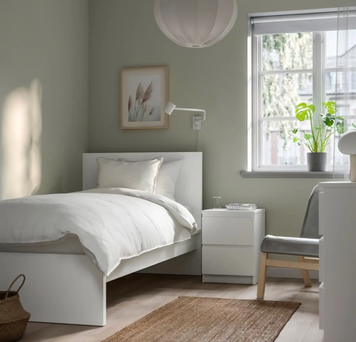 IKEA Malm white single bed frame - Image 2