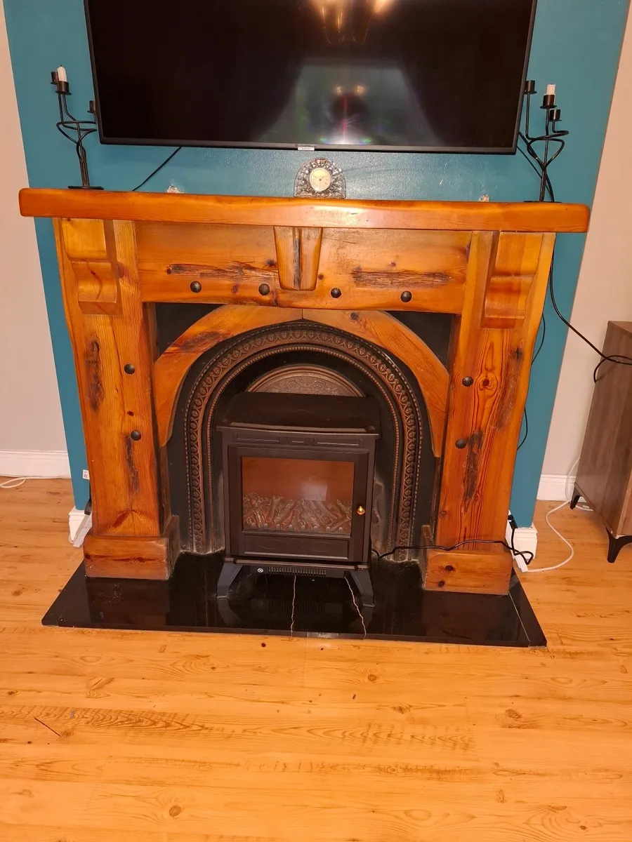 Solid Pine Fireplace Surround - Image 2