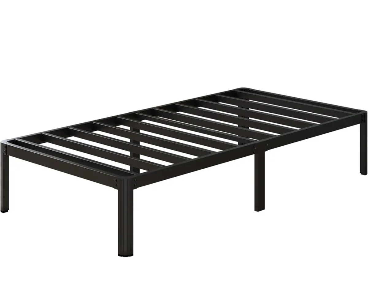 3ft Single Bed Frame with Rounded Corner Legs - Image 2