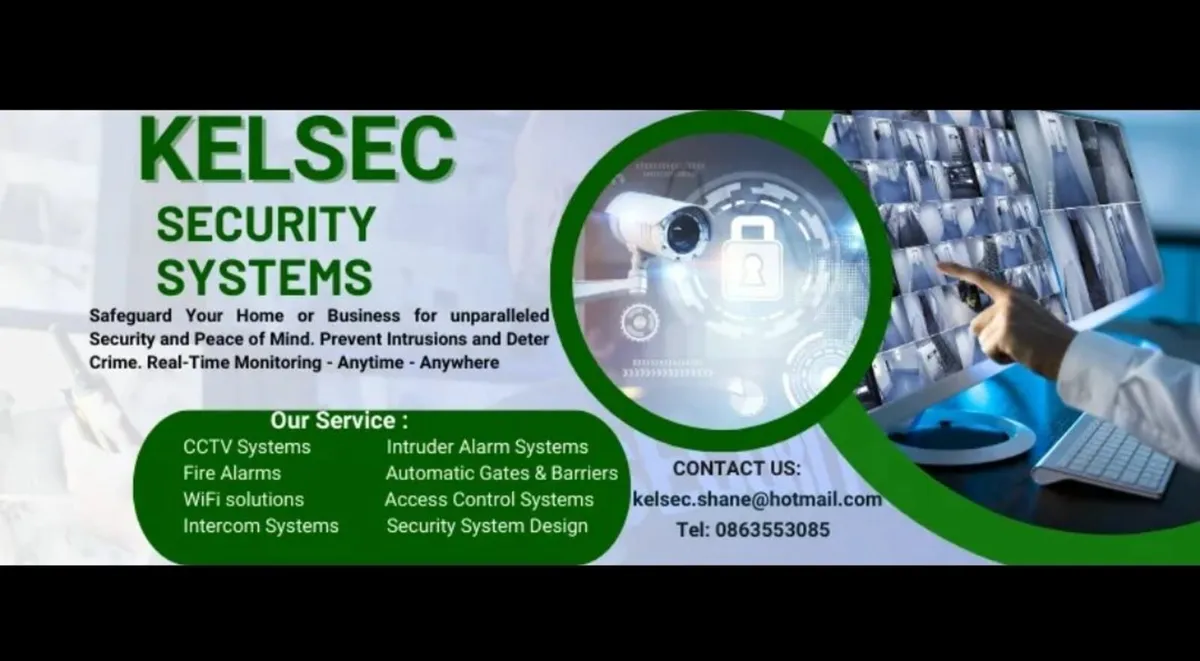 Cctv, alarms, electric gates and barriers