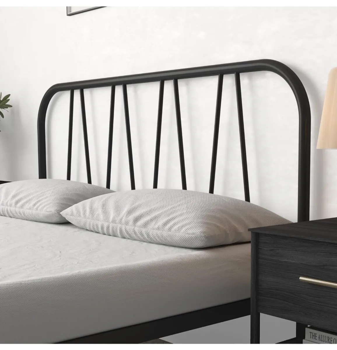 Single Bed Frame, Solid Metal Bed Frame - Image 3