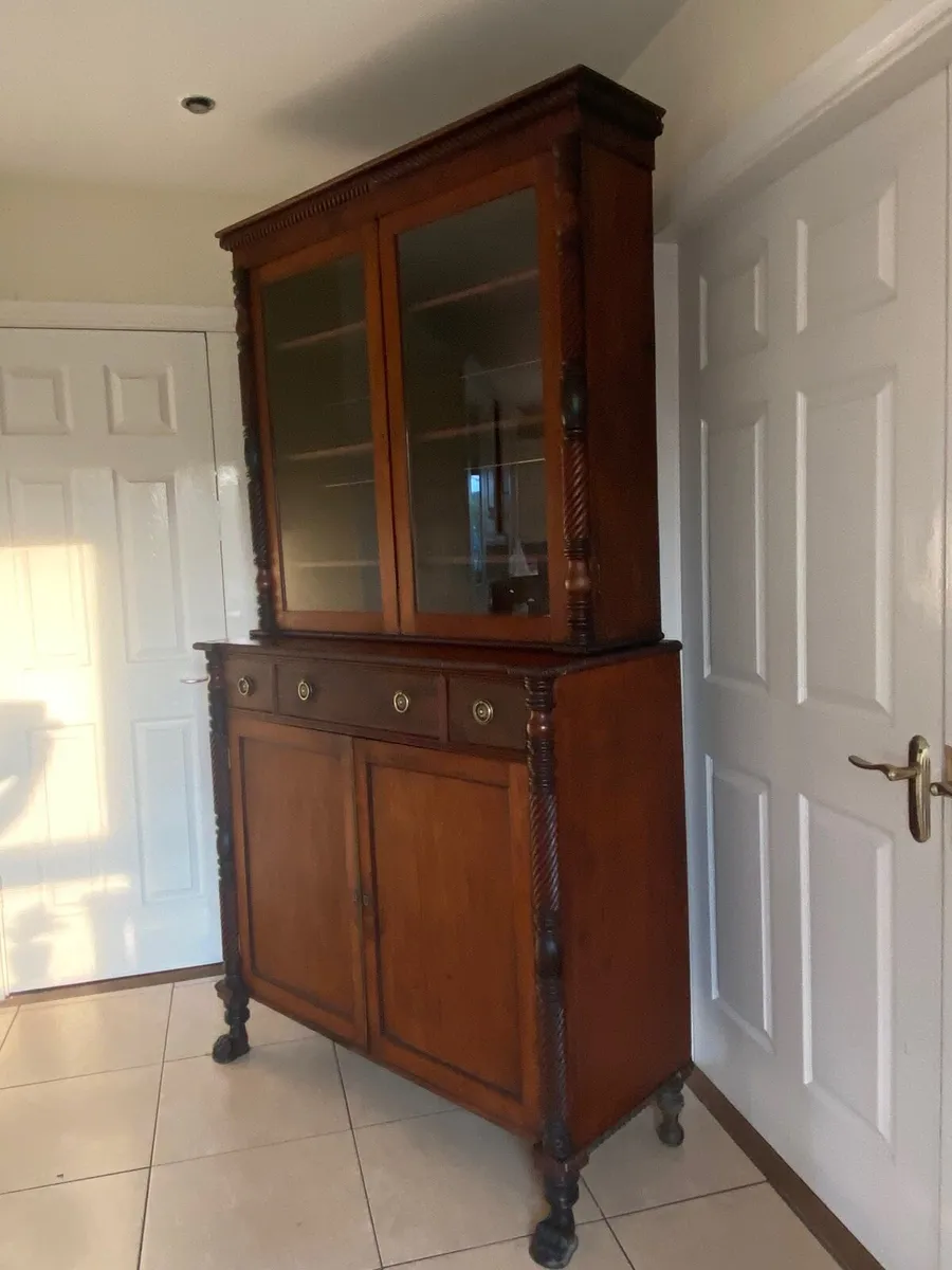 Regency Irish bookcase cabinet - Image 2