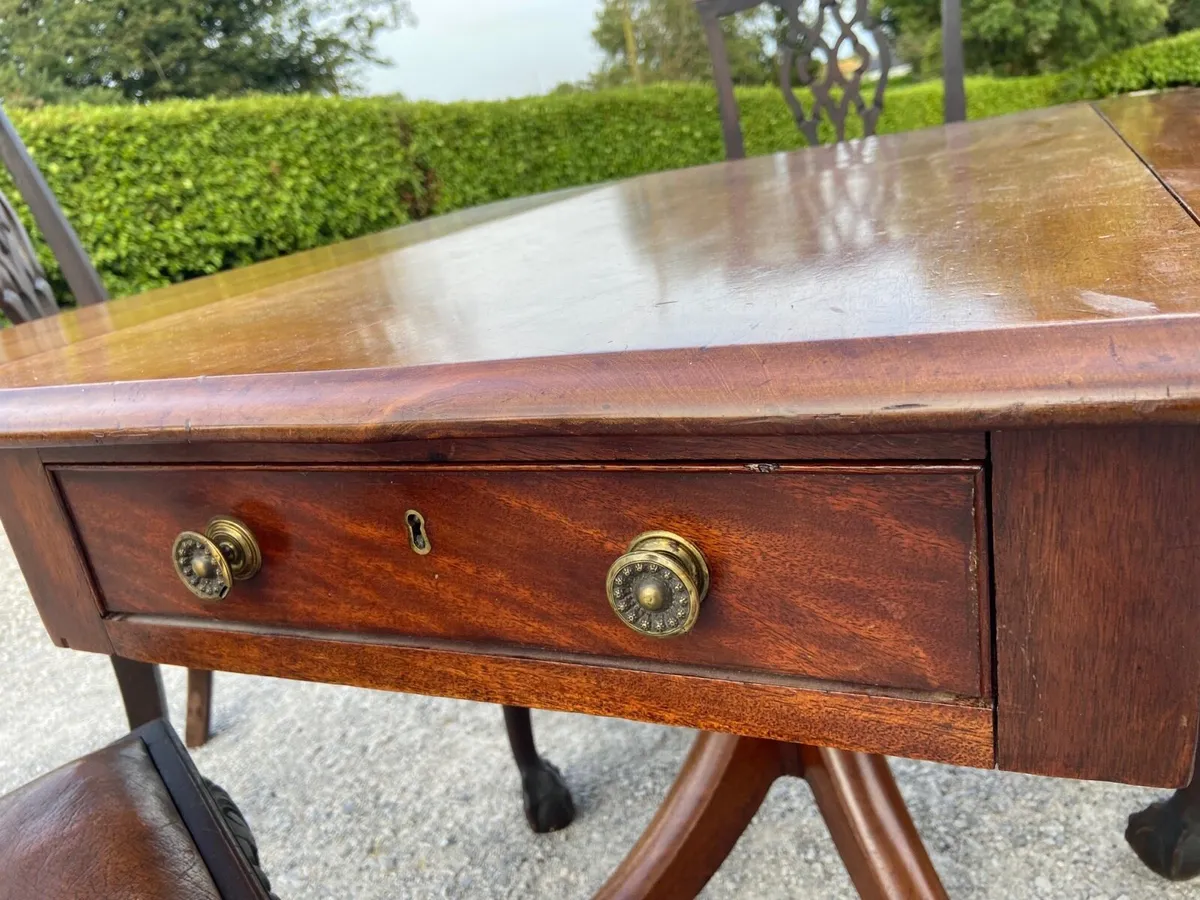 Regency Irish sofa table - Image 2