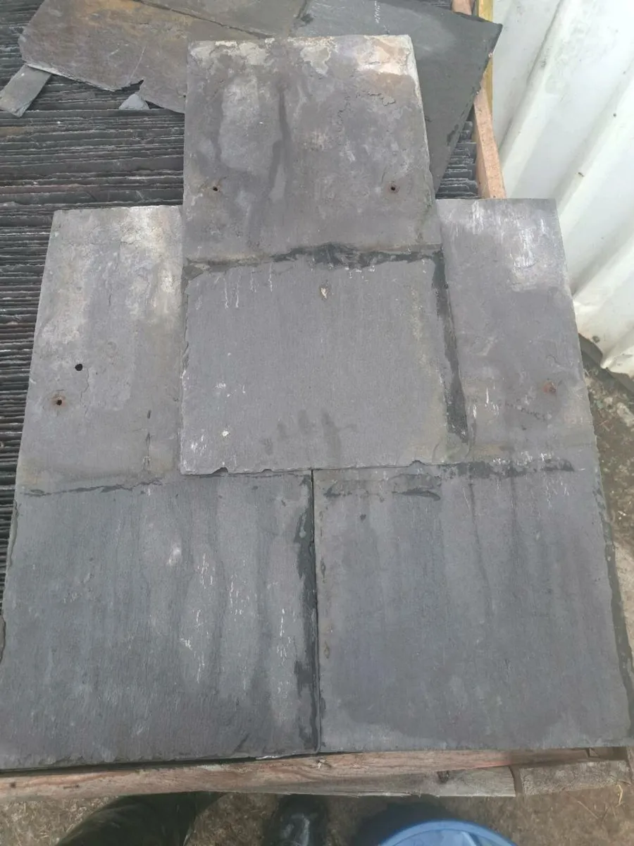 1050 qty 24x12 Reclaimed Bangor Blue Slates