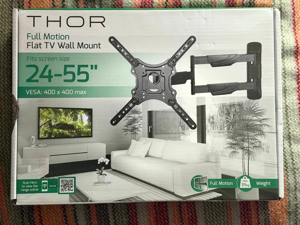 Full Motion TV Wall Mount (24″–55″) - Image 1