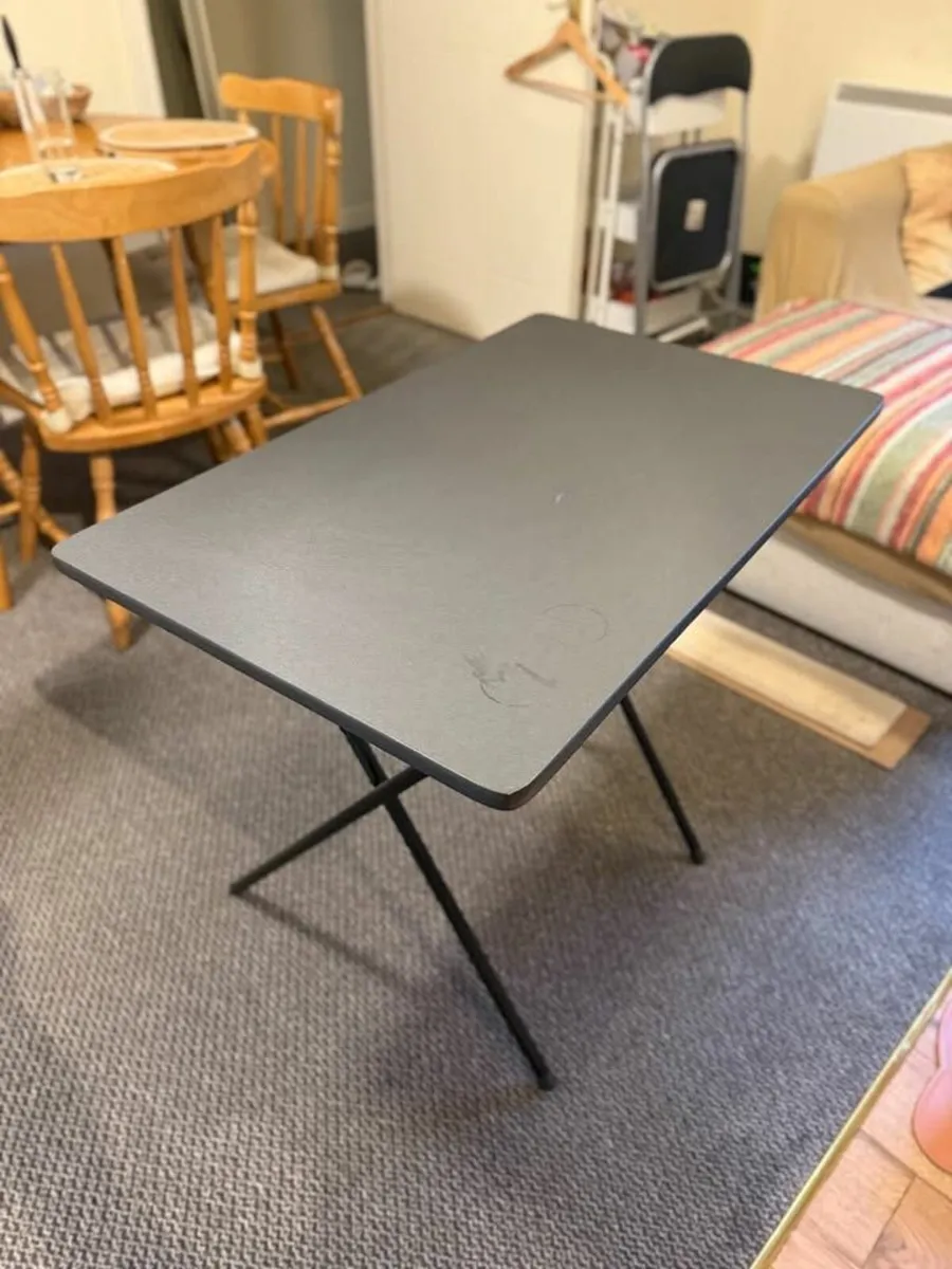 Wooden Folding Table and Chair - Image 2
