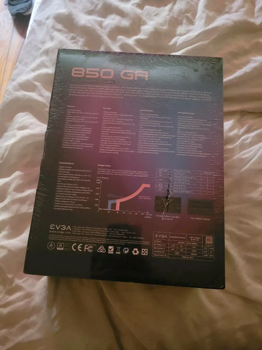 EVGA 850 GA 850w gold PSU - Image 2