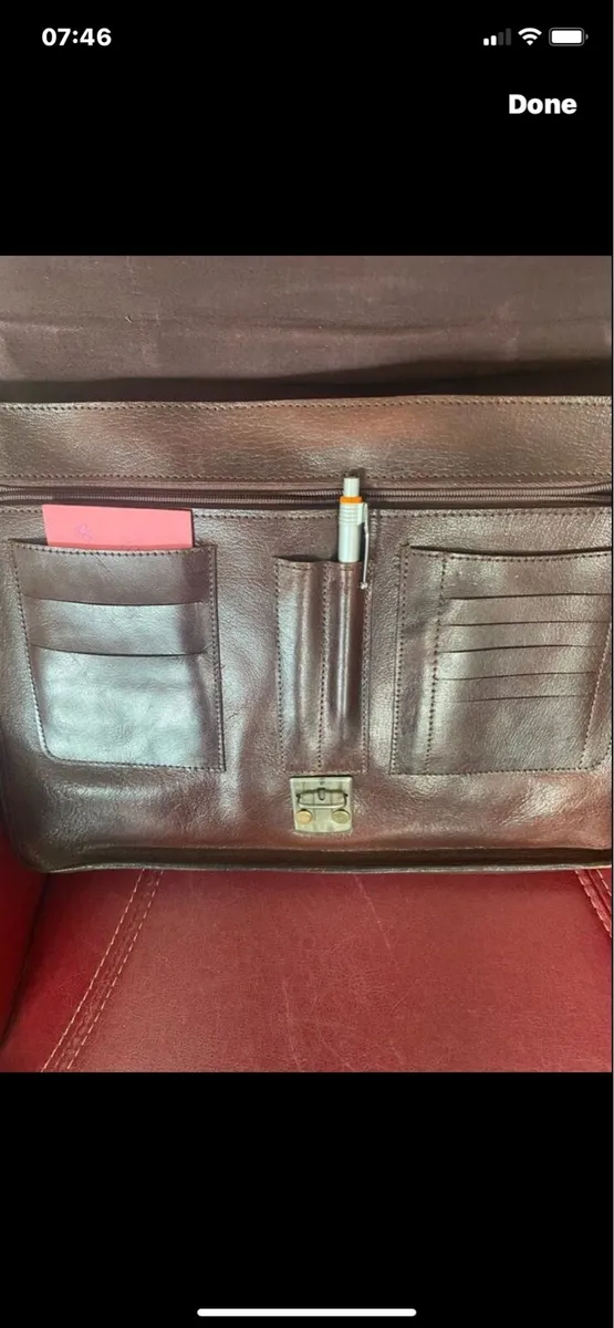Quality Leather Briefcase/ Laptop Bag - Image 4