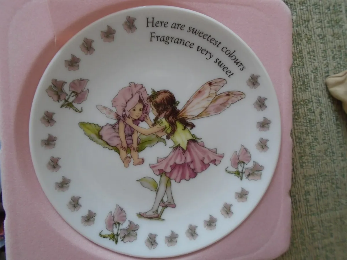 Flower fairy plate,Ornament,Collectibles - Image 3