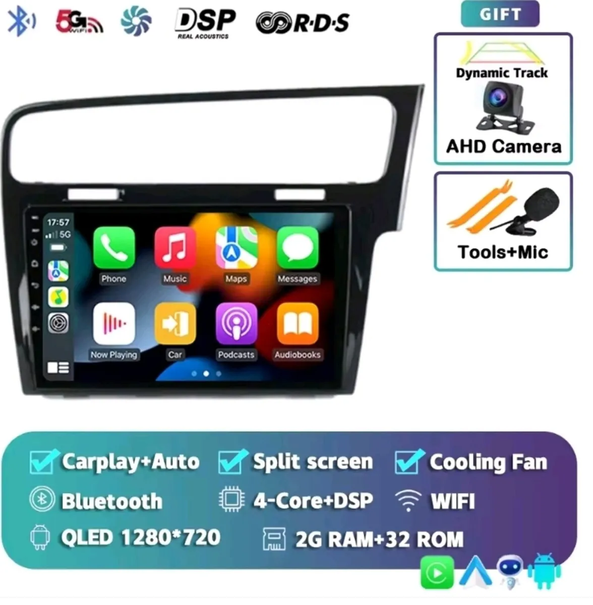 Android Auto/Apple carplay radio for MK7.5 Golf - Image 1