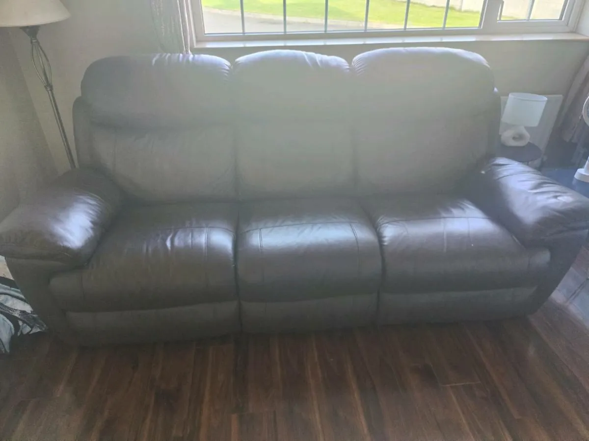 Leather Couch - Image 1