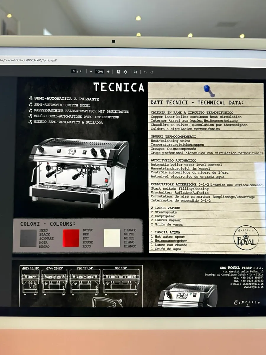 Royal coffee professional machine New from the box - Image 1