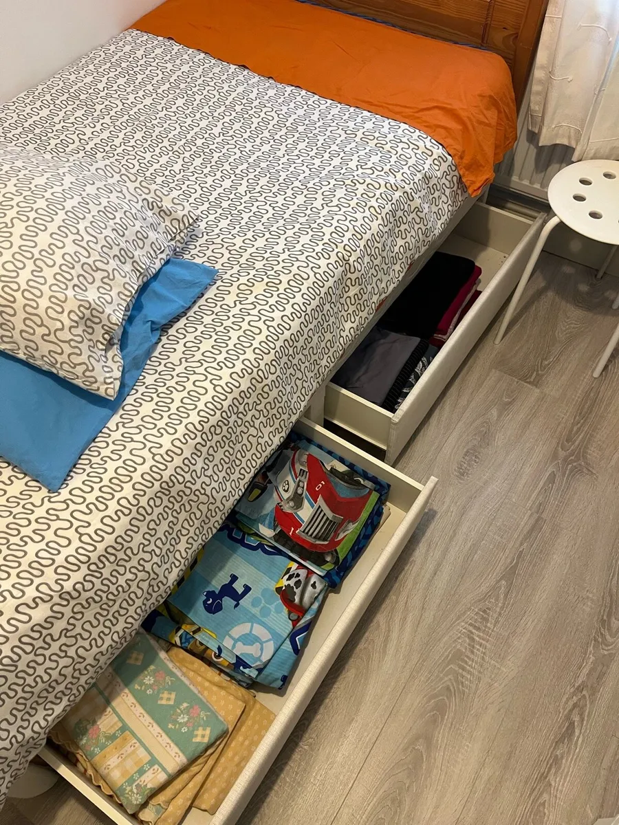 Single bed with drawers - Image 3