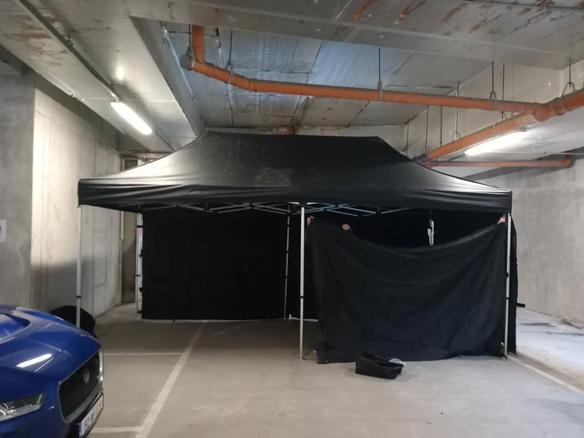 Commercial Black Gazebo - Image 1