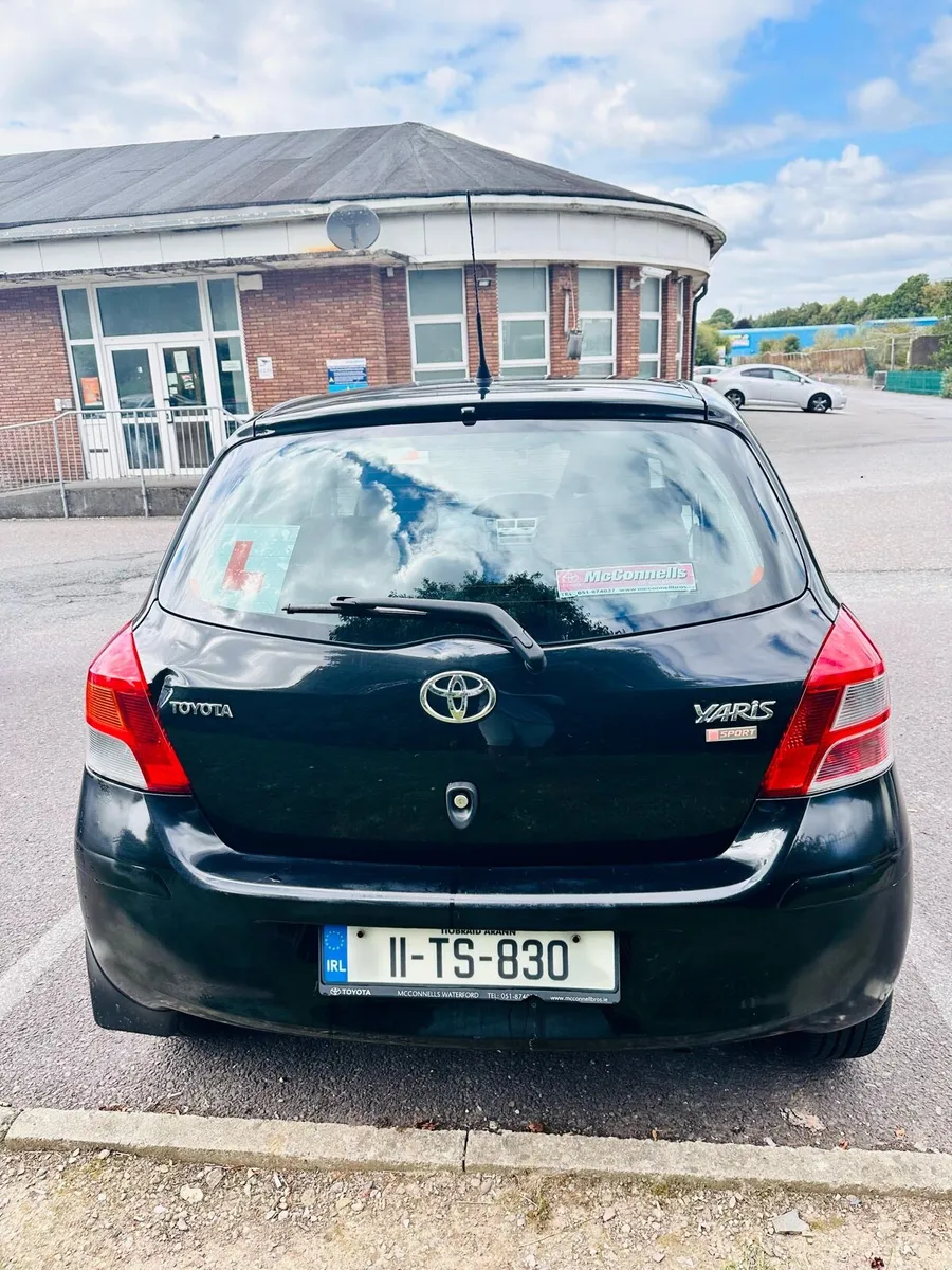 2011 Toyota Yaris Sport- Black-NCT 07/26 - Image 2