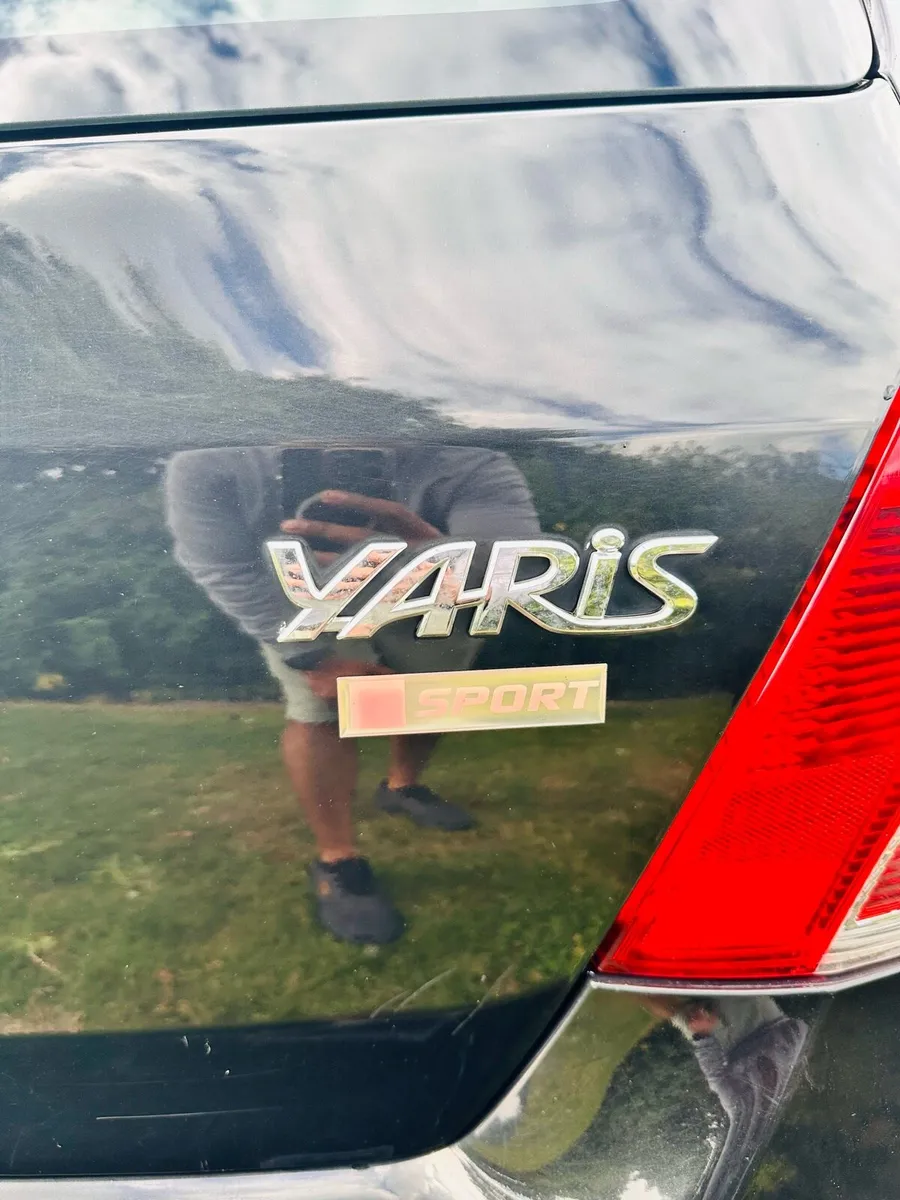 2011 Toyota Yaris Sport- Black-NCT 07/26 - Image 3
