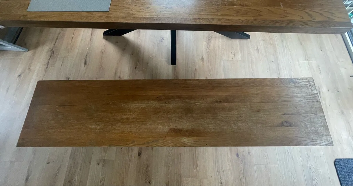 2 Oak benches - Sonoma (Ez living) - Image 4
