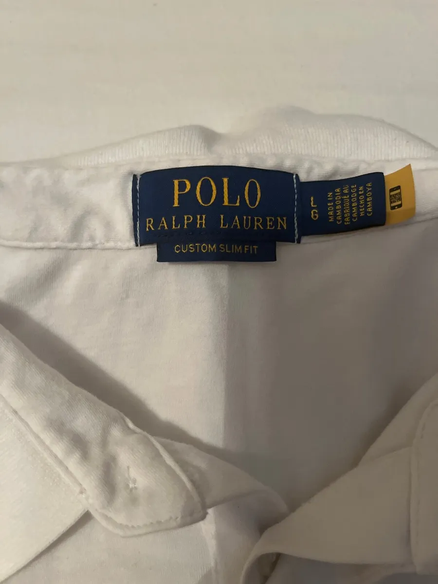 White Ralph Lauren Polo Shirt - Image 2