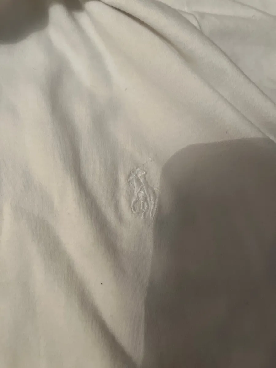 White Ralph Lauren Polo Shirt - Image 3