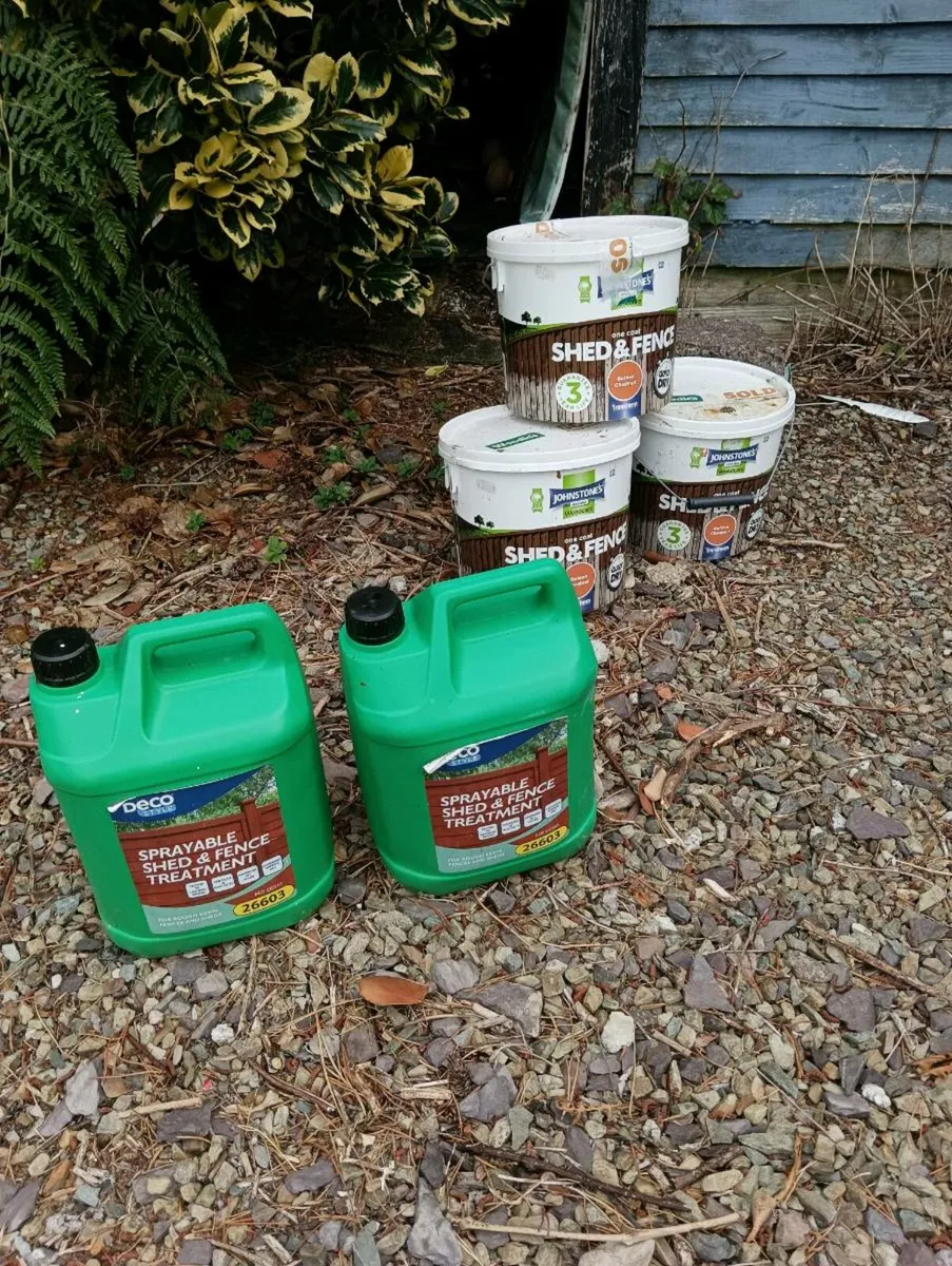 Shed fence paint,lot for 25 Euro bargain - Image 3