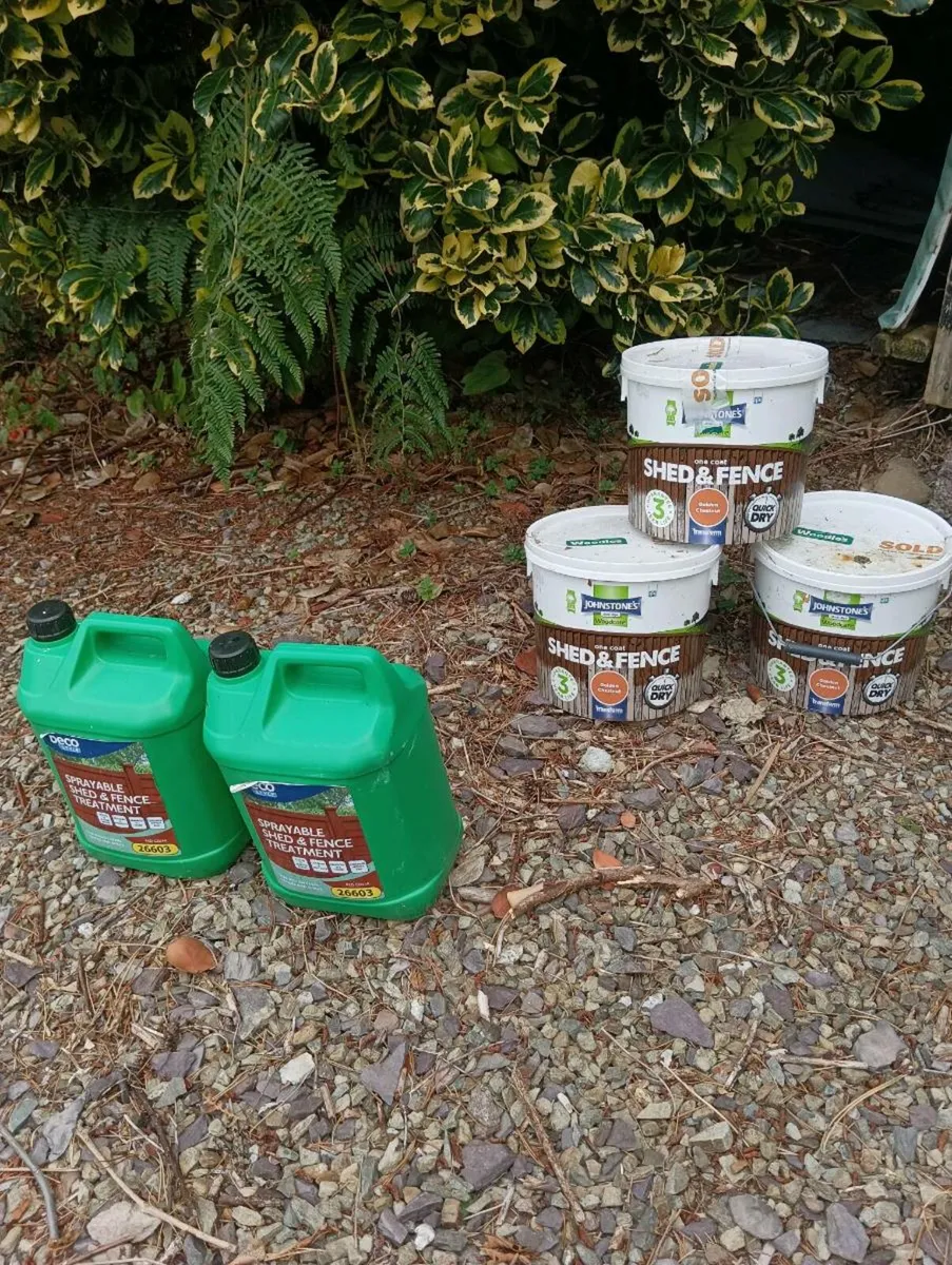 Shed fence paint,lot for 25 Euro bargain - Image 4