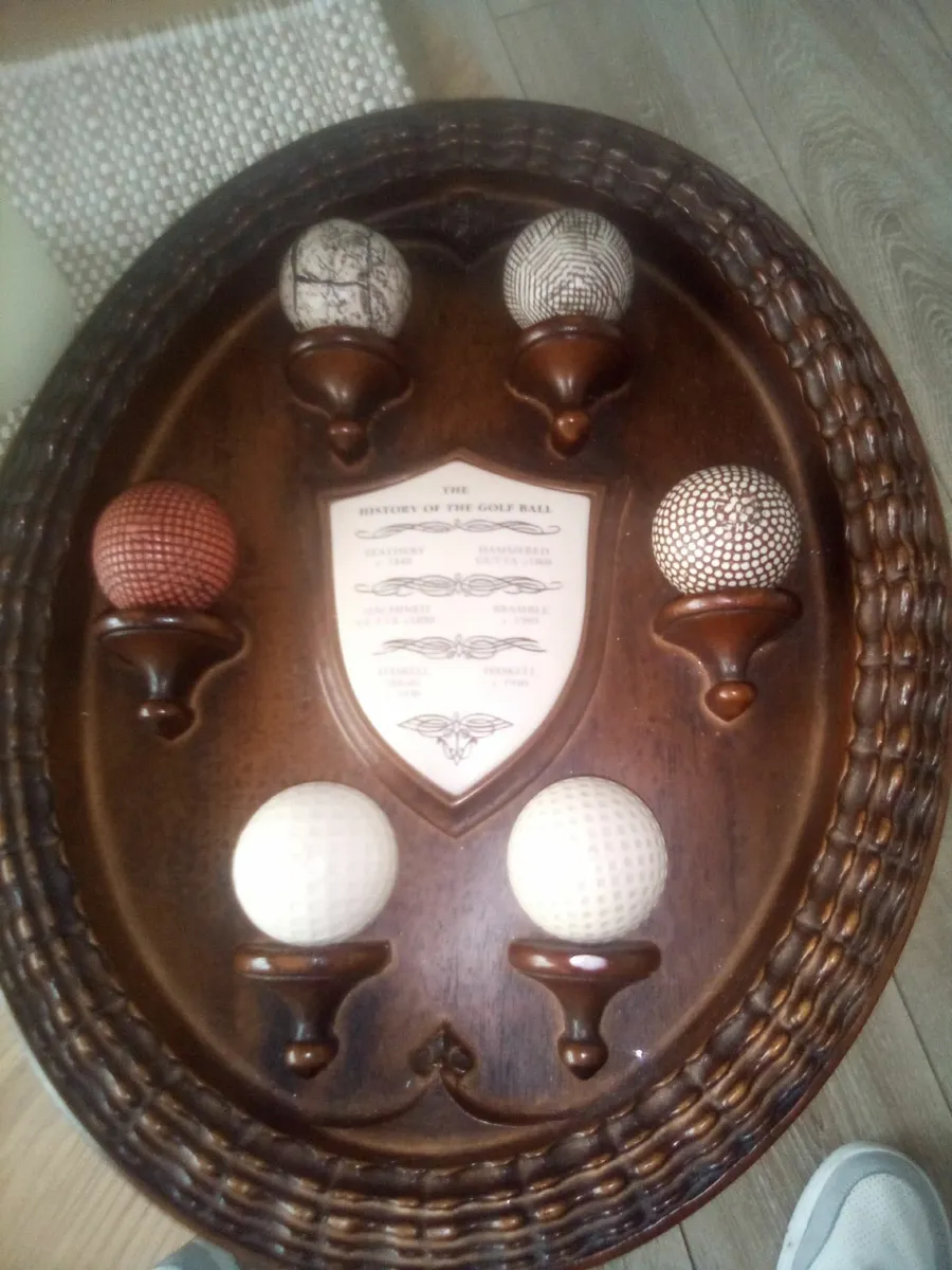 History Of The Golf Ball Plaque