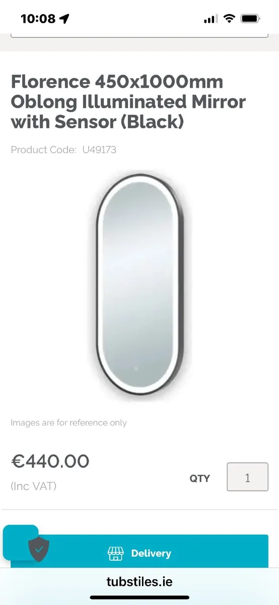 Bathroom led mirror - Image 1