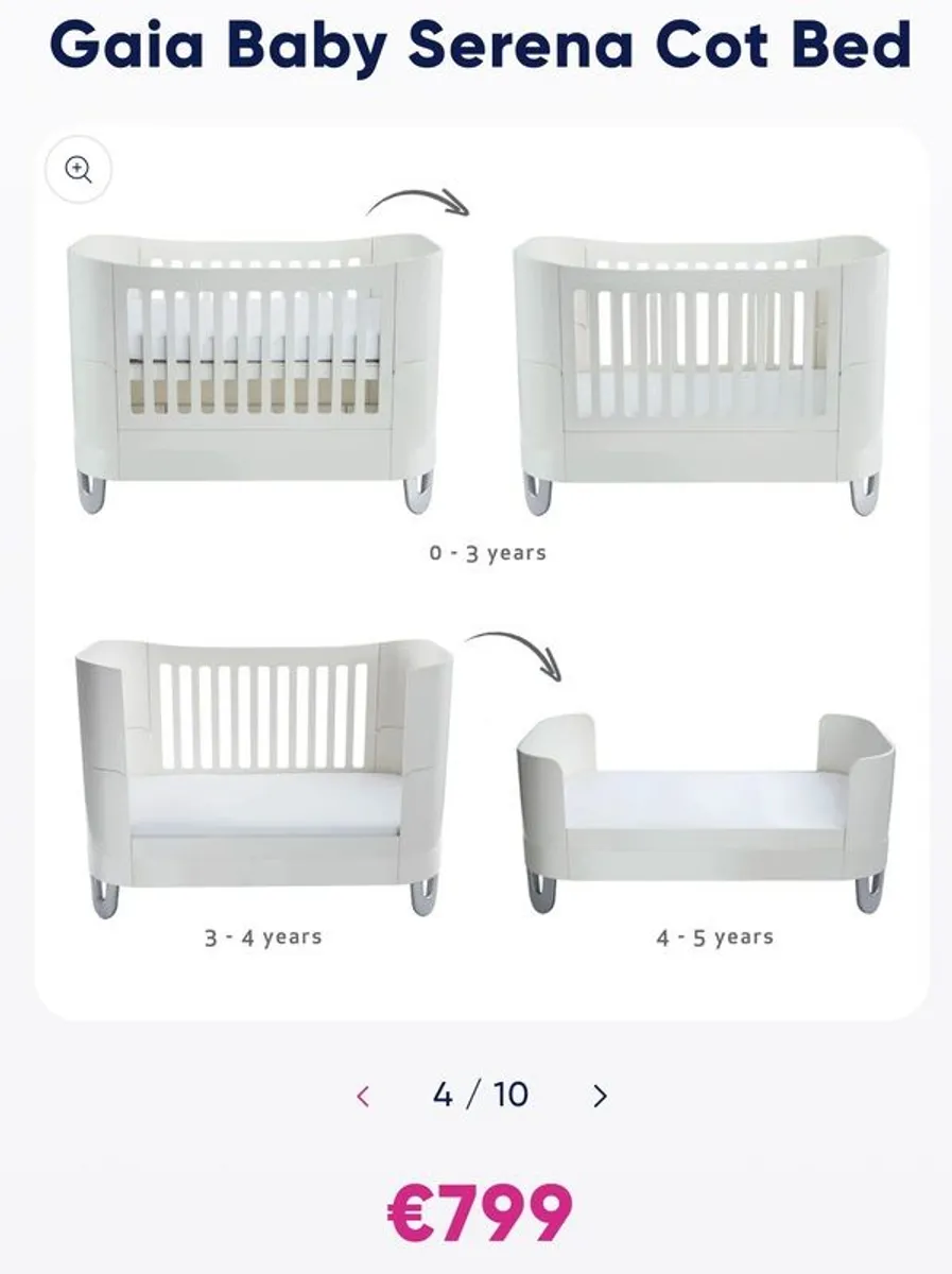 Gaia baby crib