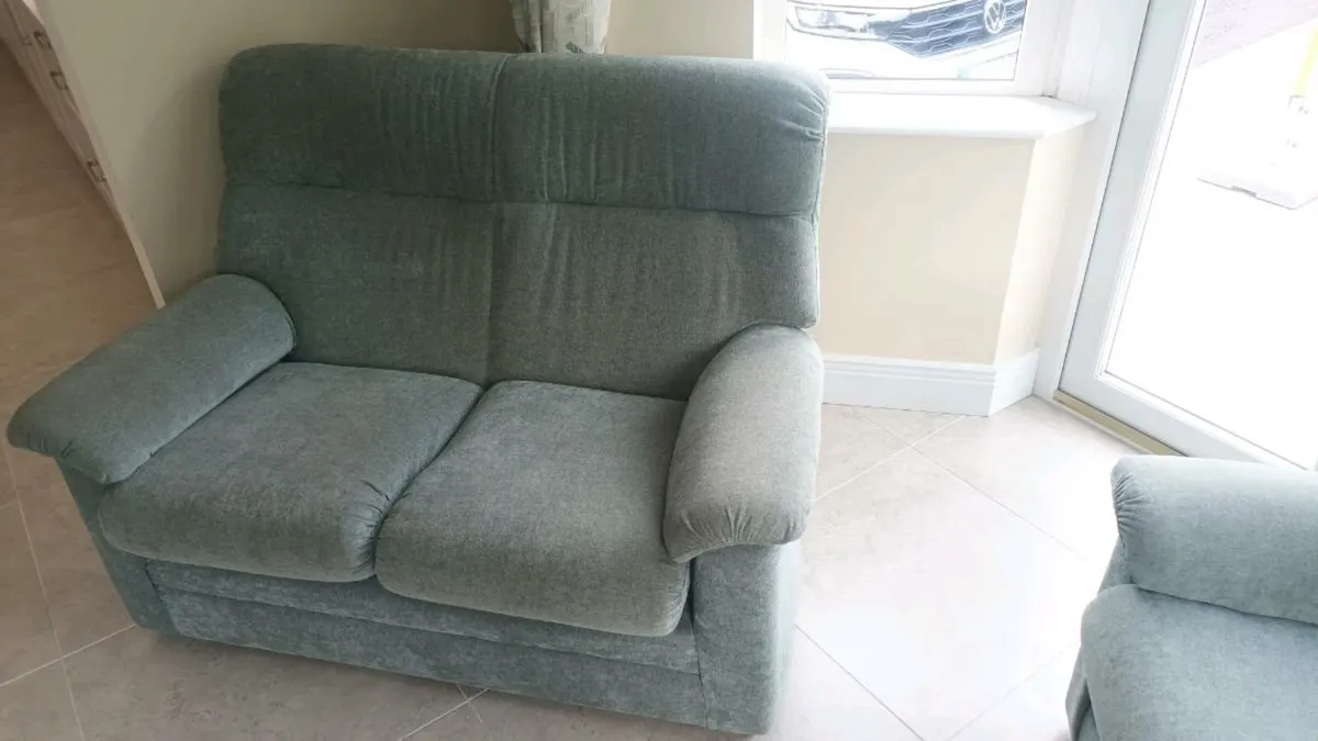 3 Identical 2 Seater fabric Sofas - Image 2
