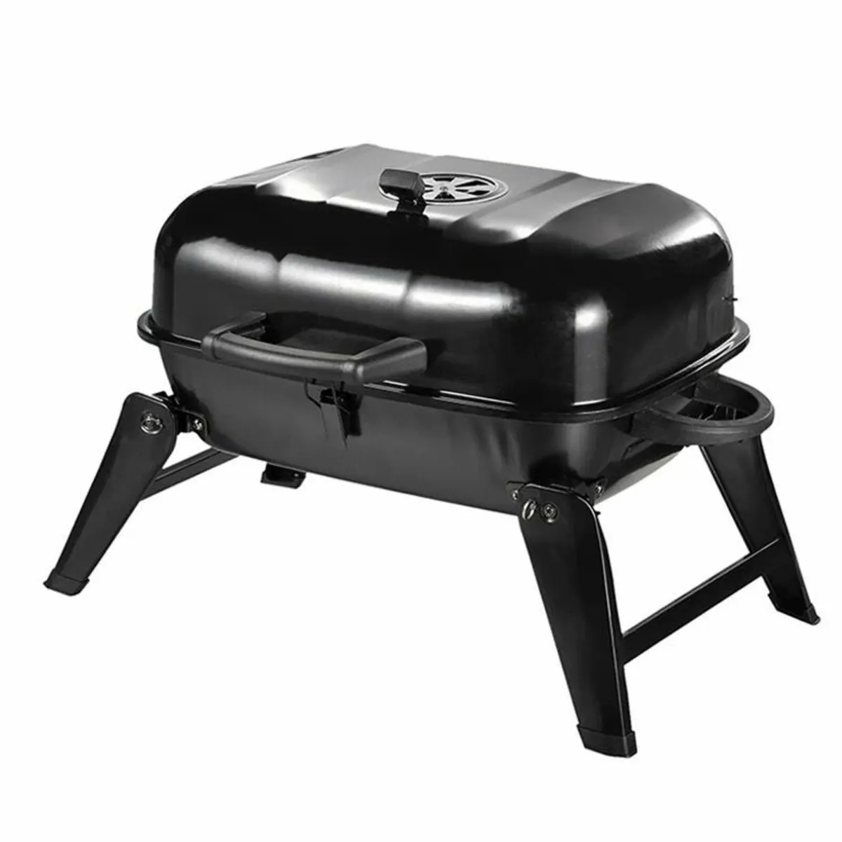 Portable camping BBQ grill smoker - Image 4