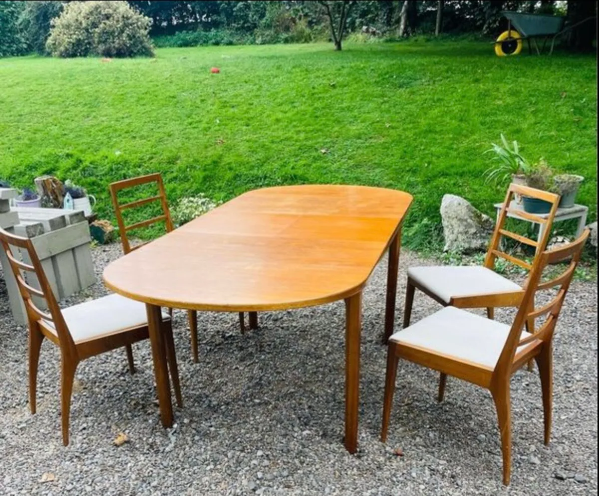 Mid Century Teak Dining Set - Image 1