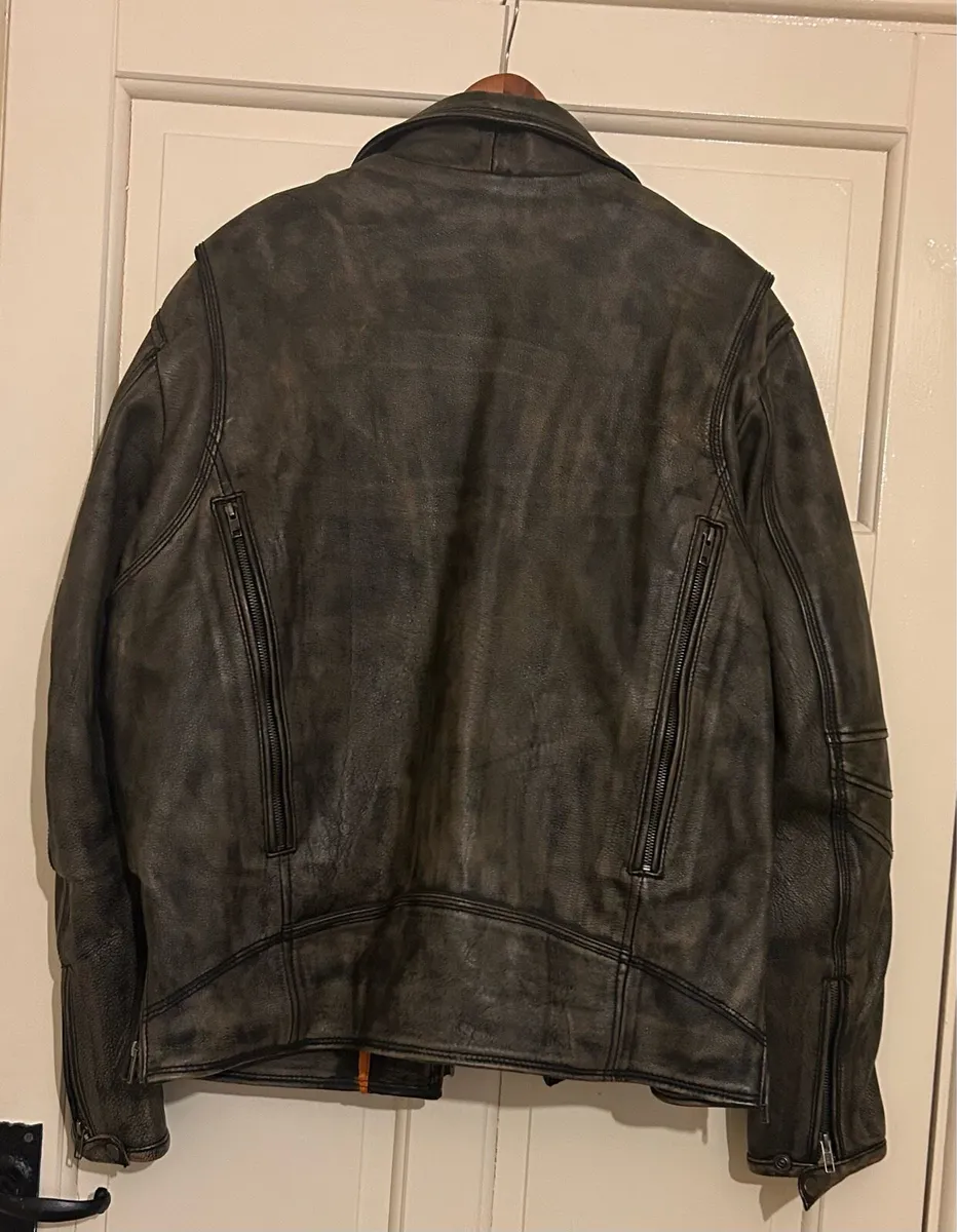 Men’s biker  jacket - Image 4