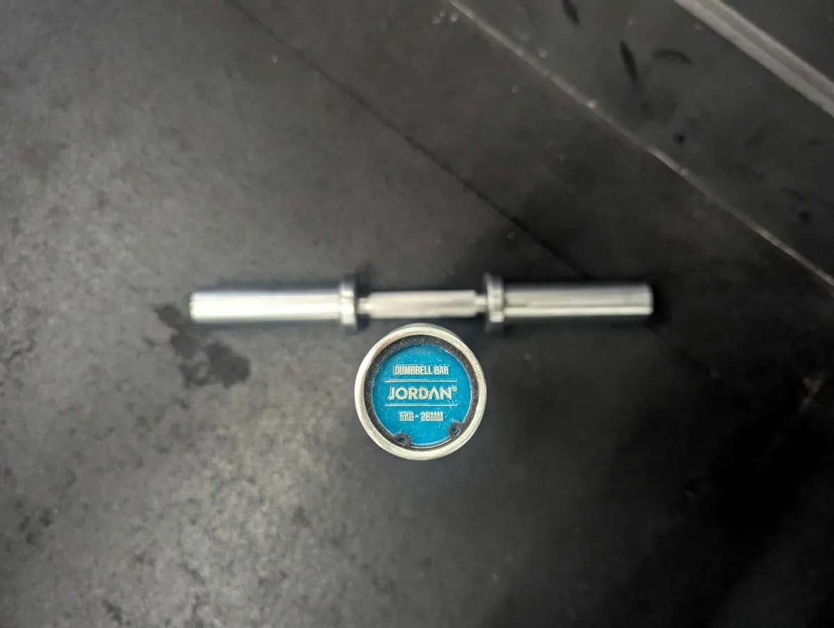 JORDAN Commercial Grade Olympic Dumbbell Bar X 2 - Image 1
