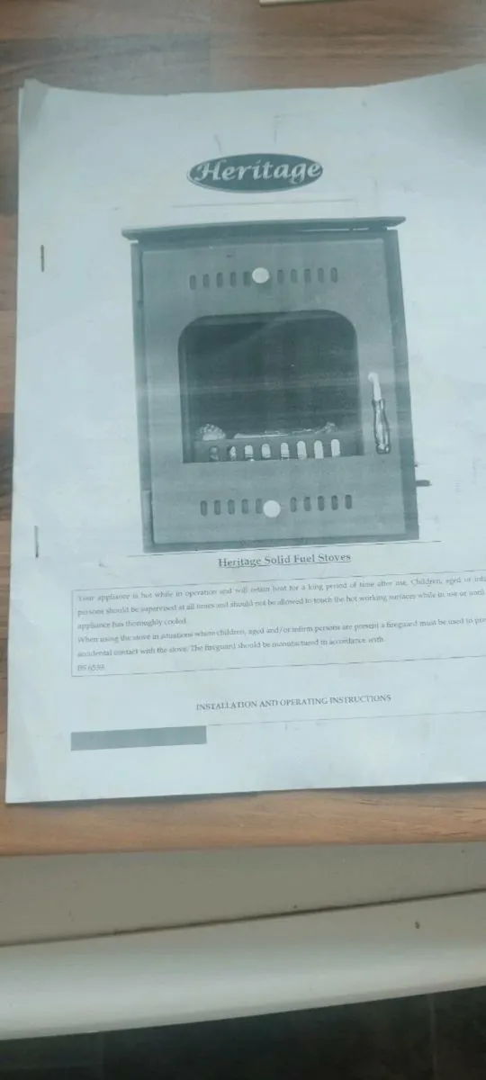 New insert stove with back boiler - Image 3