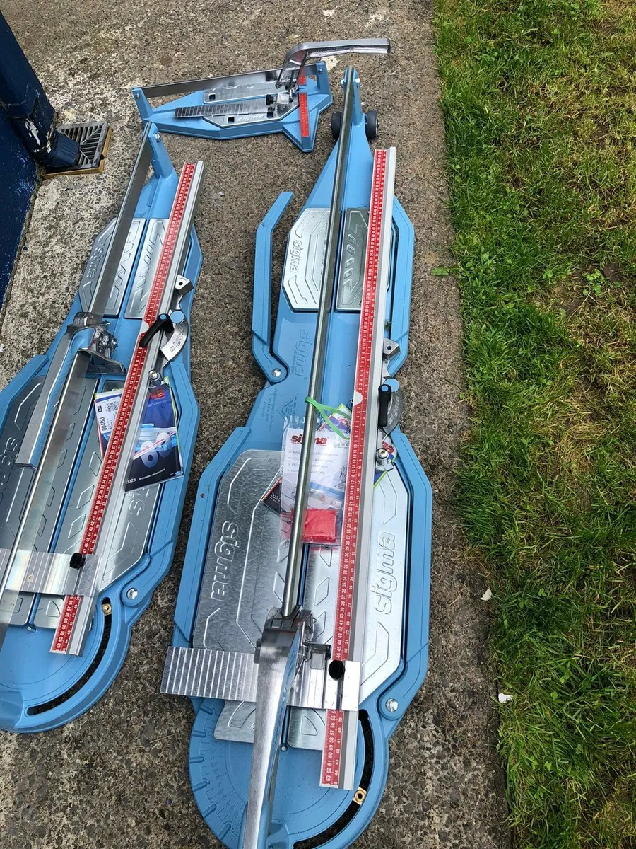 SIGMA TILE CUTTERS NEVER USED - Image 3