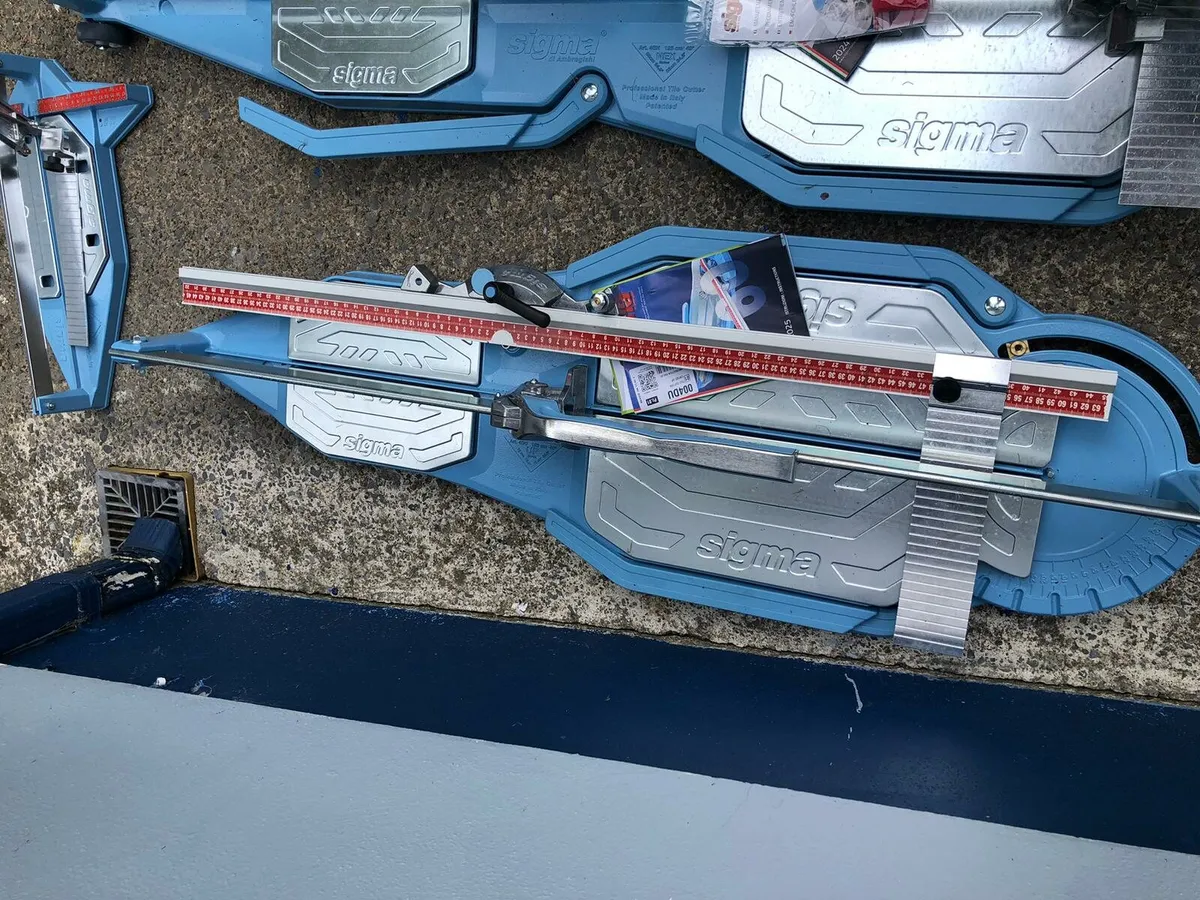 SIGMA TILE CUTTERS NEVER USED - Image 4