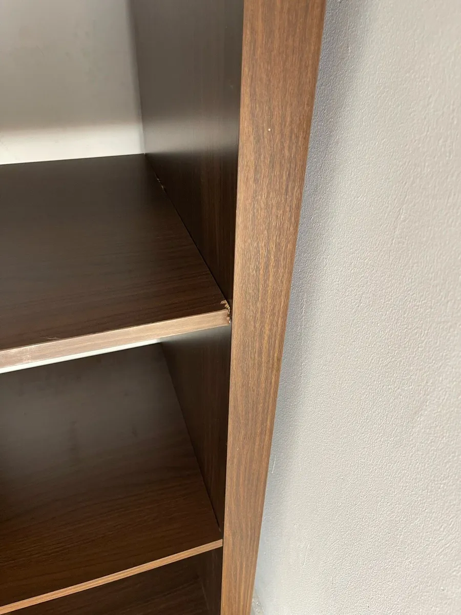 KALLAX Shelving unit, black-brown, 147x147cm - Image 3