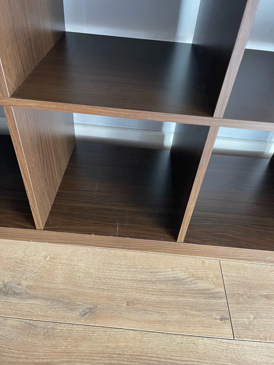 KALLAX Shelving unit, black-brown, 147x147cm - Image 4