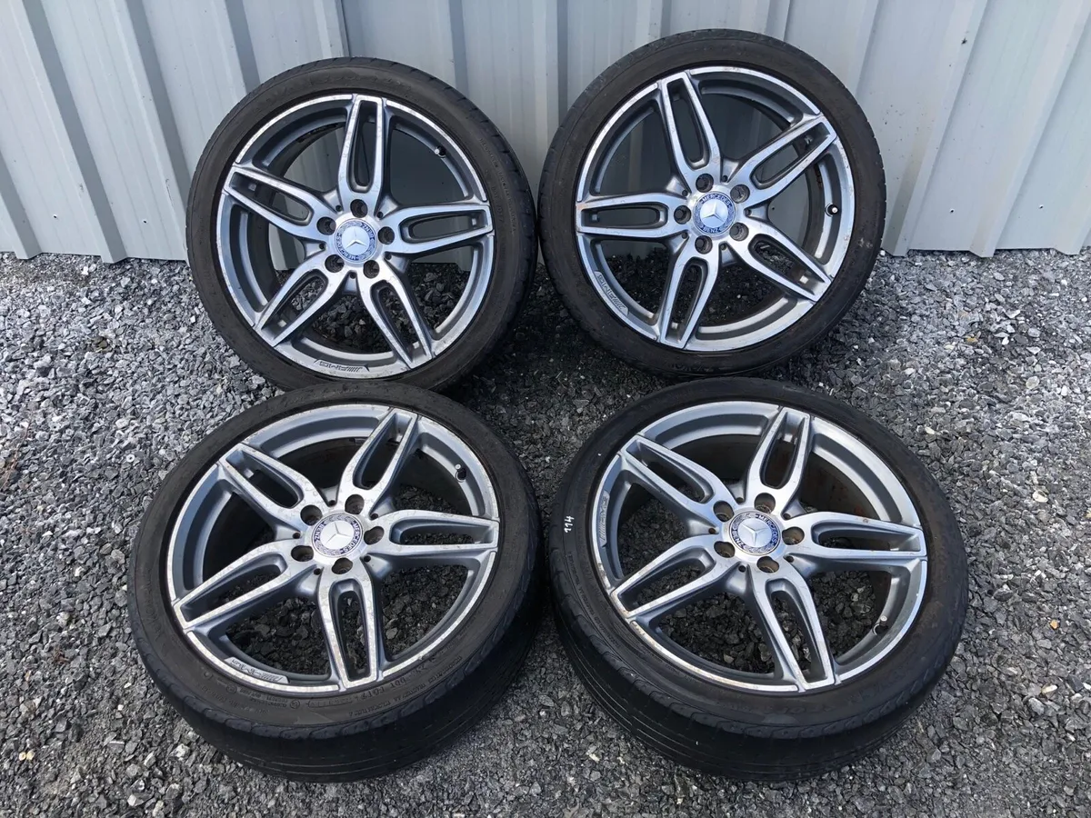 Genuine 18” Mercedes AMG alloys - Image 1