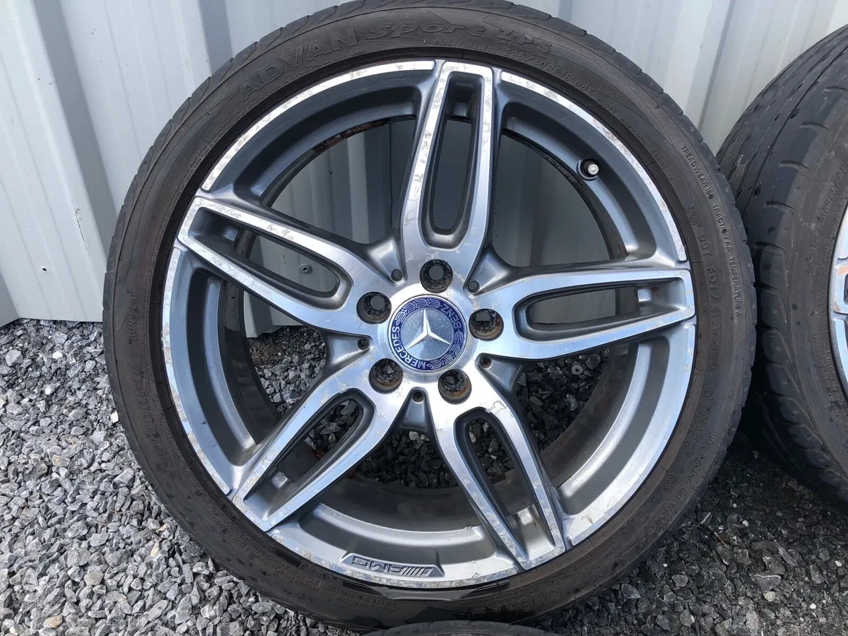 Genuine 18” Mercedes AMG alloys - Image 2