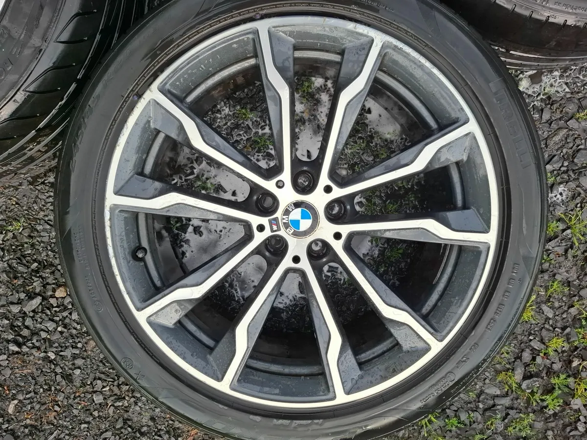 20" Genuine Bmw X3 X4 M Sport Alloys with tyres - Image 2