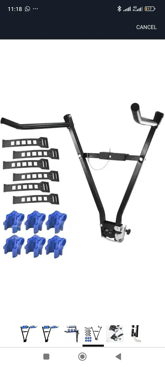 towbar bike rack - 3 bikes - Image 3