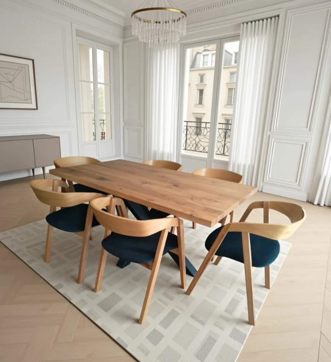 Helsinki Solid Beech or Oak Nordic Chairs - Image 3