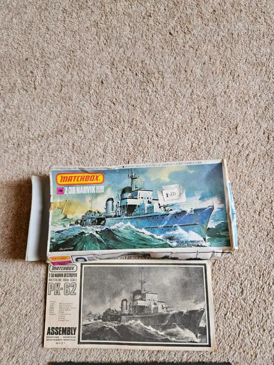 Matchbox Narvik Class German WW2 Destroyer - Image 2