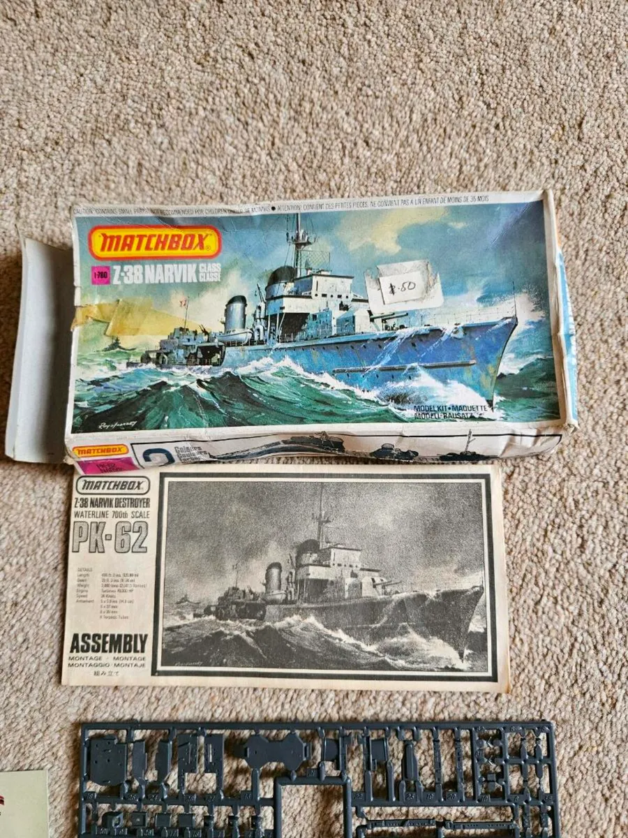 Matchbox Narvik Class German WW2 Destroyer - Image 3