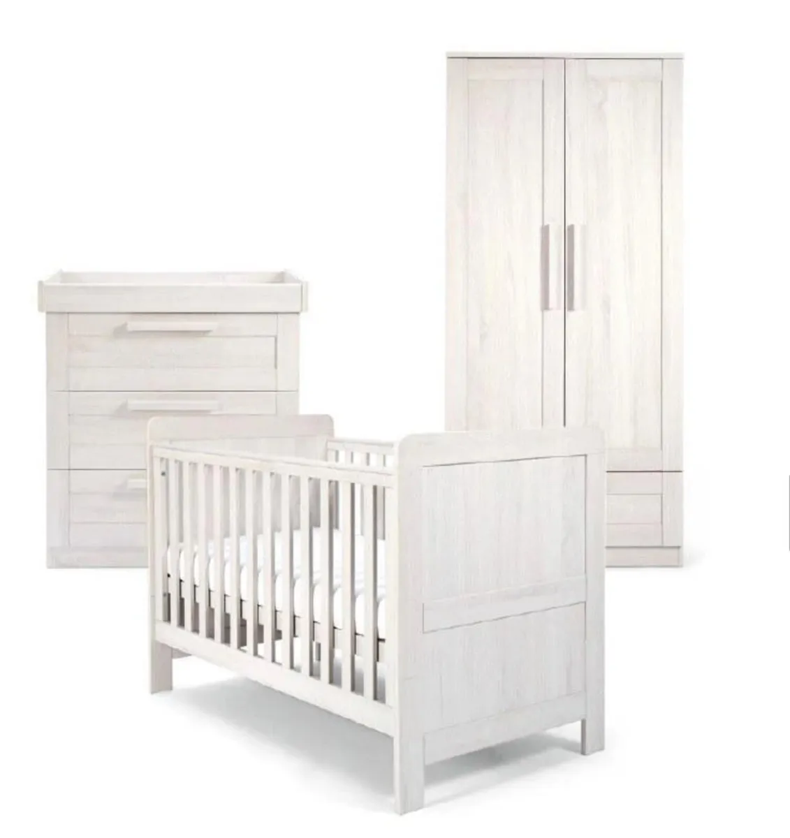 Mamas and Papas Cot/Bed, Dresser & Wardrobe Set - Image 1